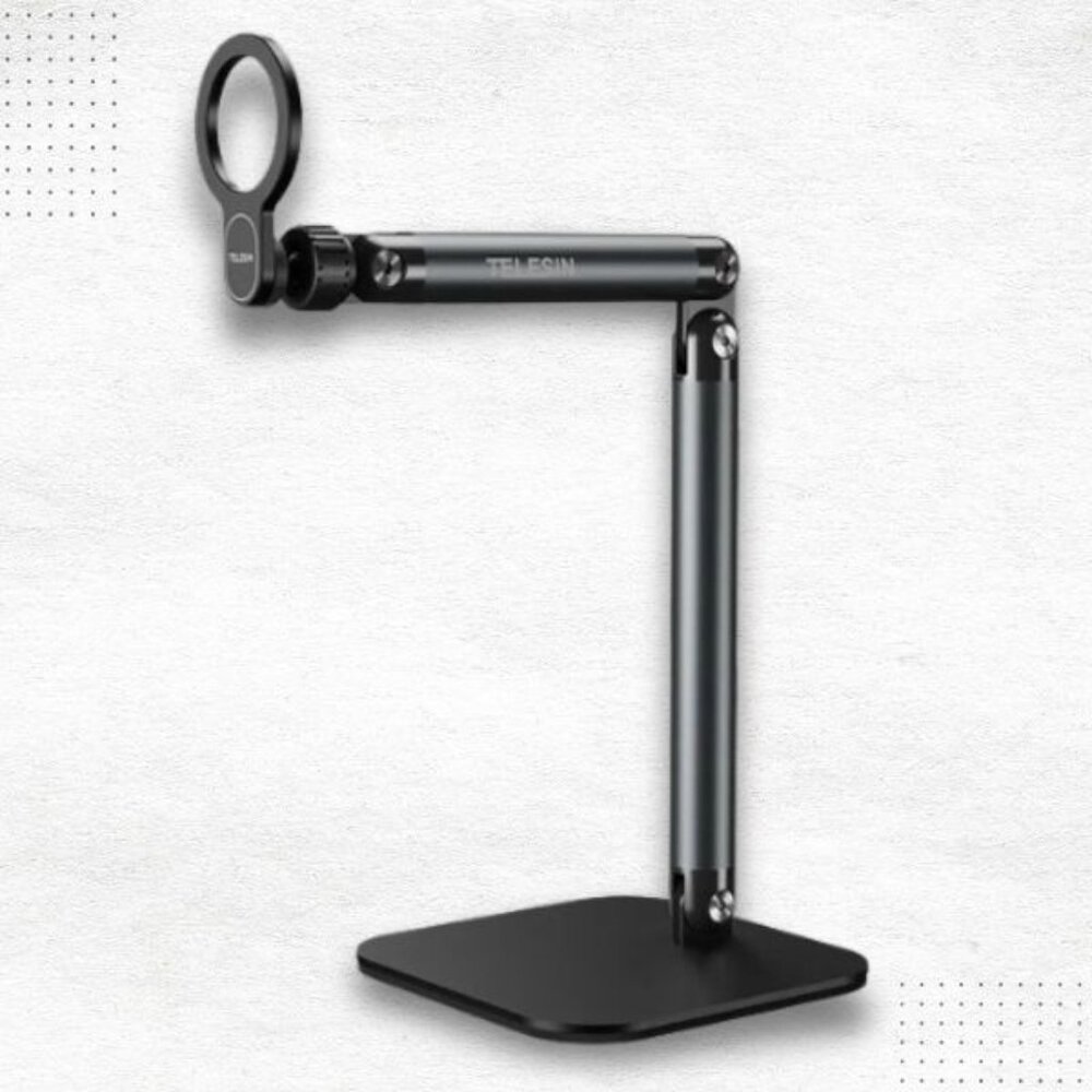 TELESIN MagSafe Desktop Streaming Stand for iPhone 16/15/14/13/12 & Android